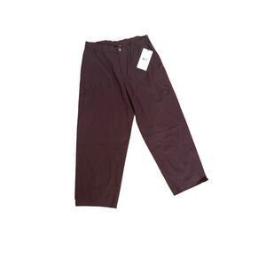 Lululemon Lab Wool-Blend Stretch Pants Men's Burgundy Size 36